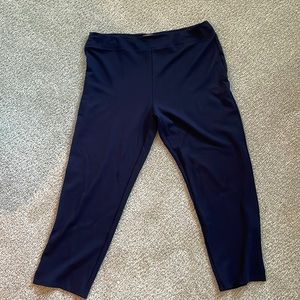 Jude Connally navy blue elastic waist pants.  Very stretchy and comfortable!